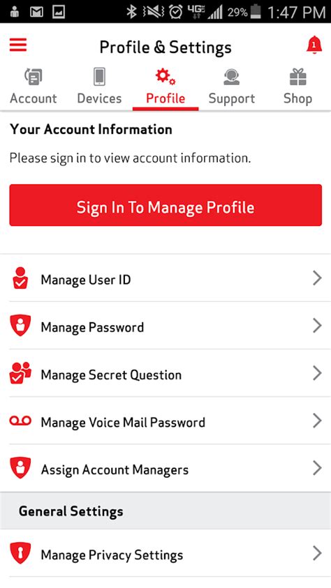 Using the My Verizon app & website for your mobile account FAQs.